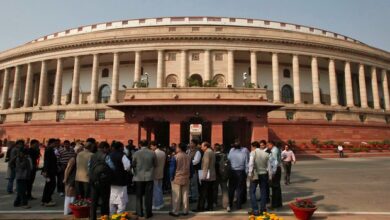 The central government called a 'special session' of Parliament on September 18-22