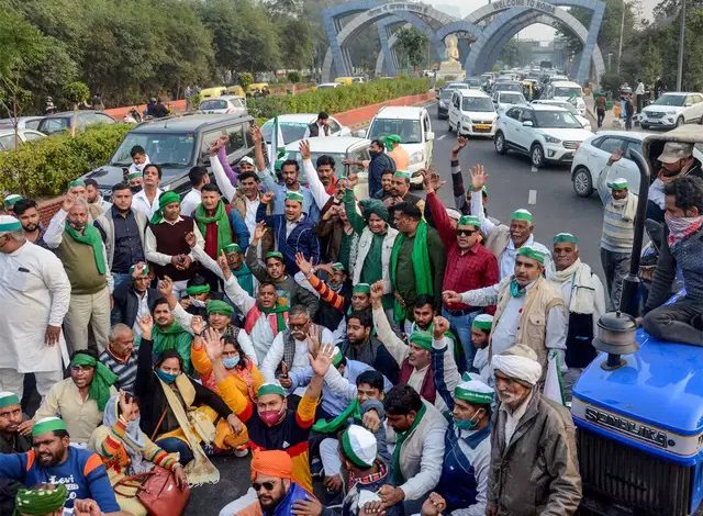 farmers protest